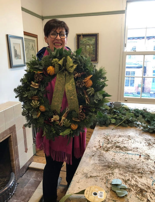 Luxury Fresh Festive Wreath Workshop with Festive Tapas @ El Bosc Restaurant- 2nd December