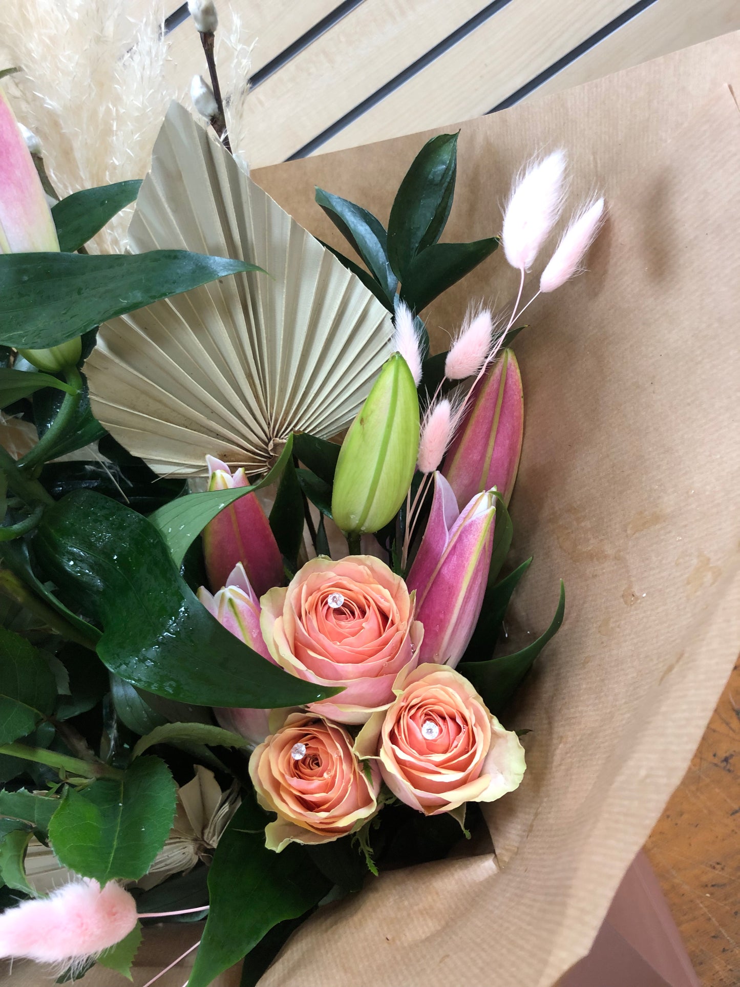 Front Facing Luxury Pampas Bouquet