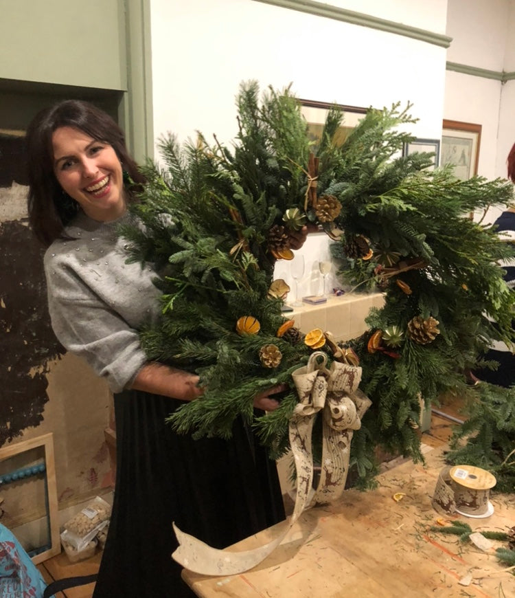 Festive Wreath Workshop (Wilmslow) - Friday 29th November 2024 1pm-3pm