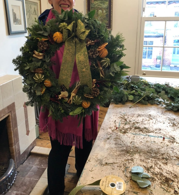 Festive Wreath Workshop (Wilmslow)- Saturday 14th December 2024 12-2pm