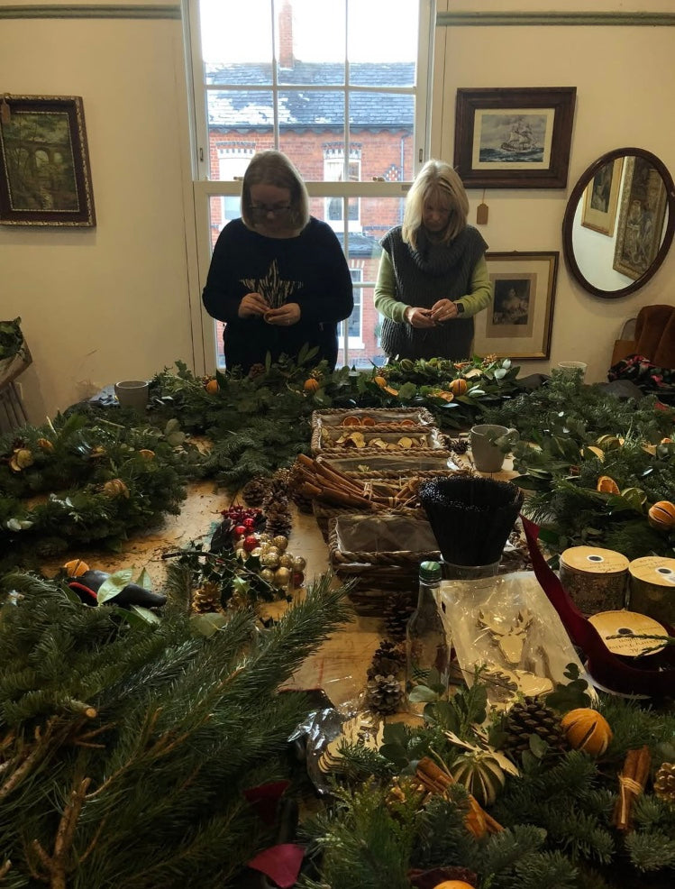 Luxury Festive Wreath Making with Festive Tapas - El Bosc Restaurant- 29th December