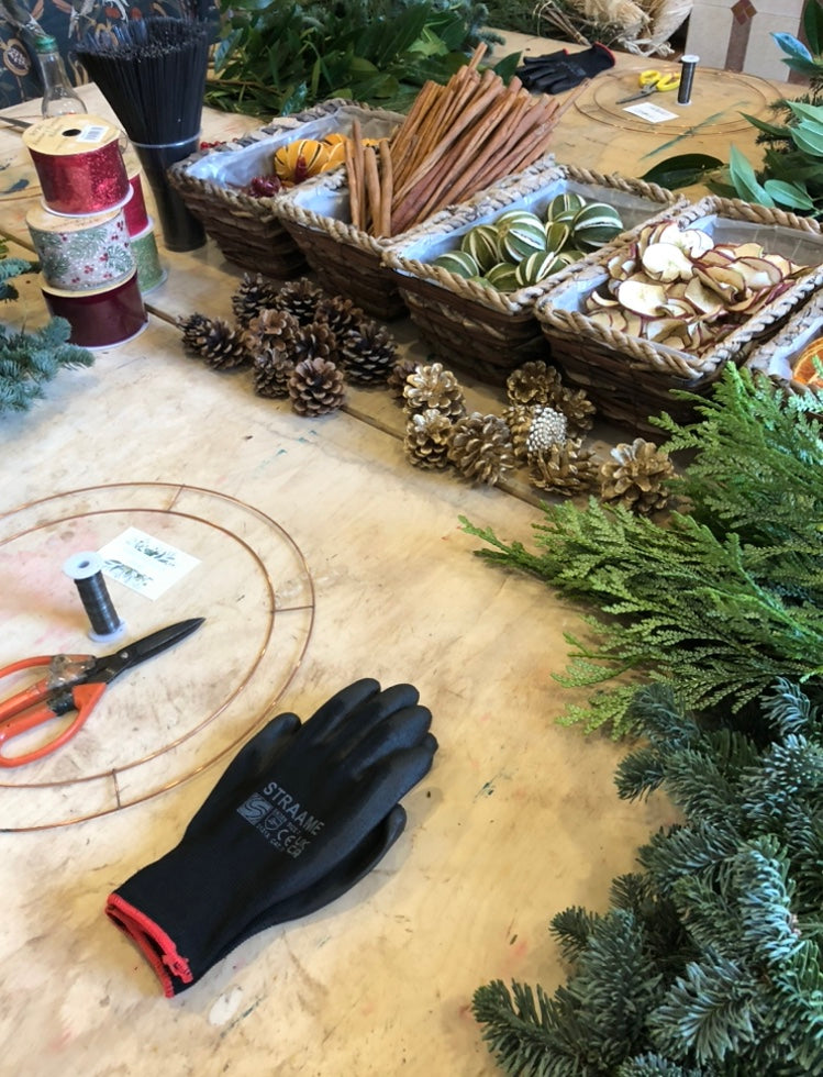 Festive Wreath Workshop (Wilmslow)- Friday 13th December 2024 1pm-3pm