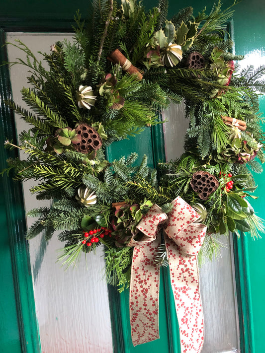 Large Natural Festive Wreath Kit