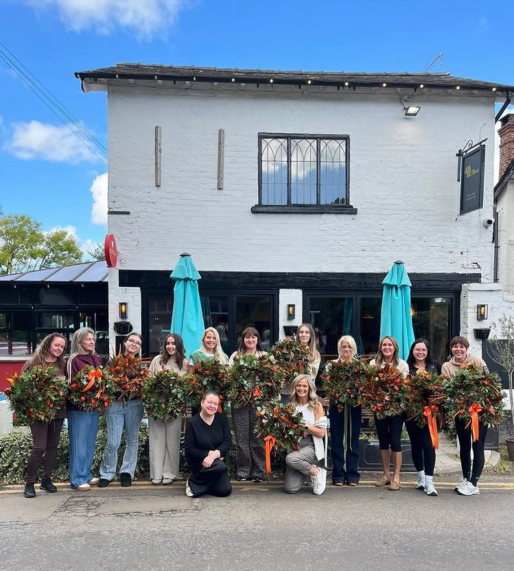 Luxury Festive Wreath Making with Festive Tapas - El Bosc Restaurant- 29th December