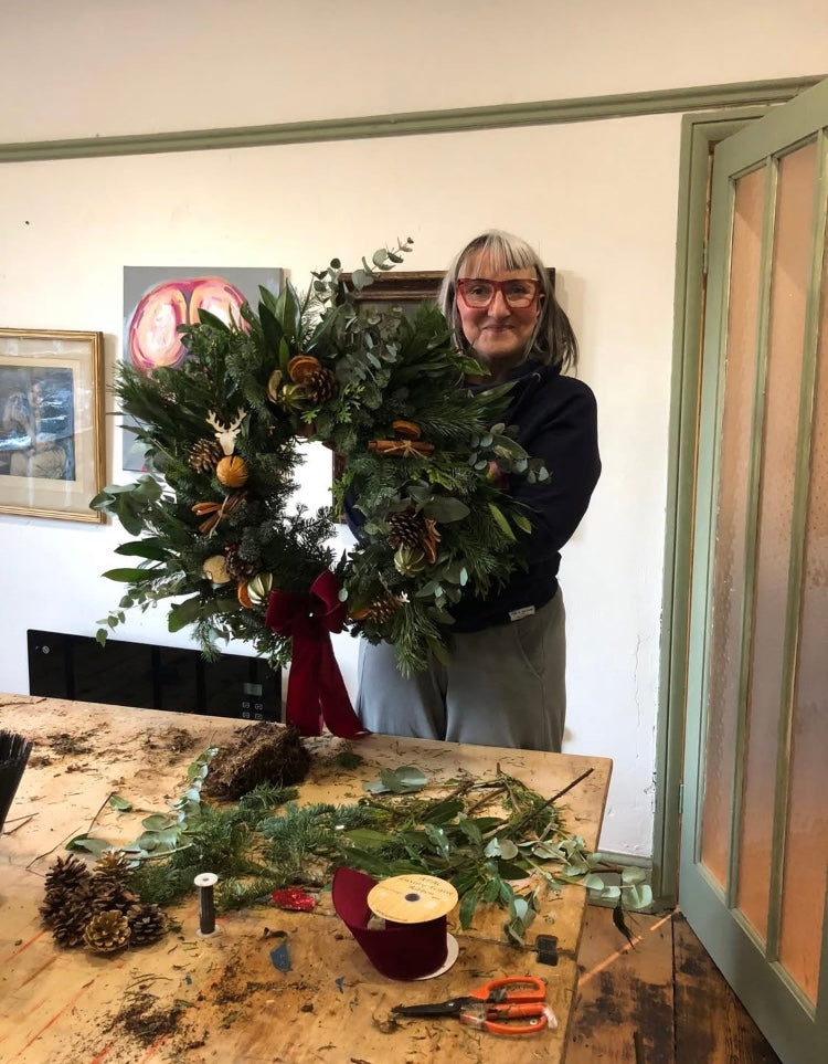 Luxury Festive Wreath Making with Festive Tapas - El Bosc Restaurant- 29th December