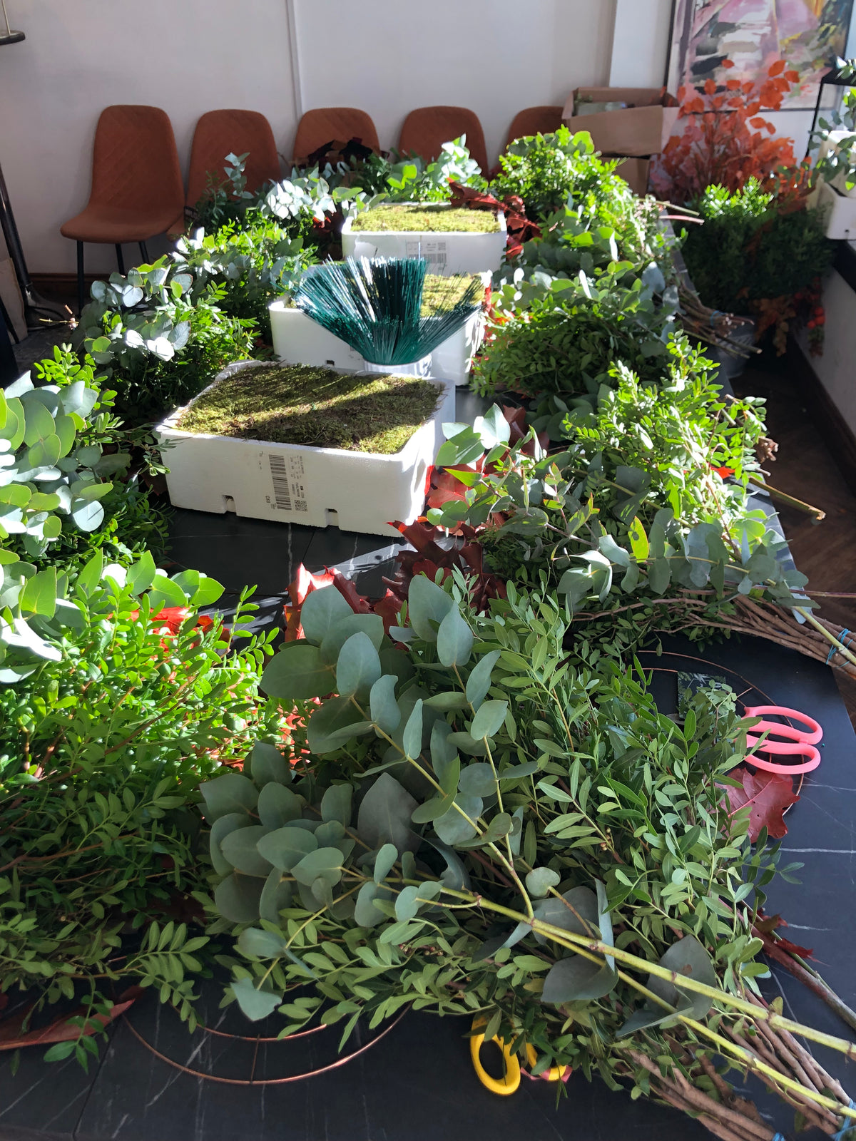 Luxury Festive Wreath Making with Festive Tapas - El Bosc Restaurant- 29th December