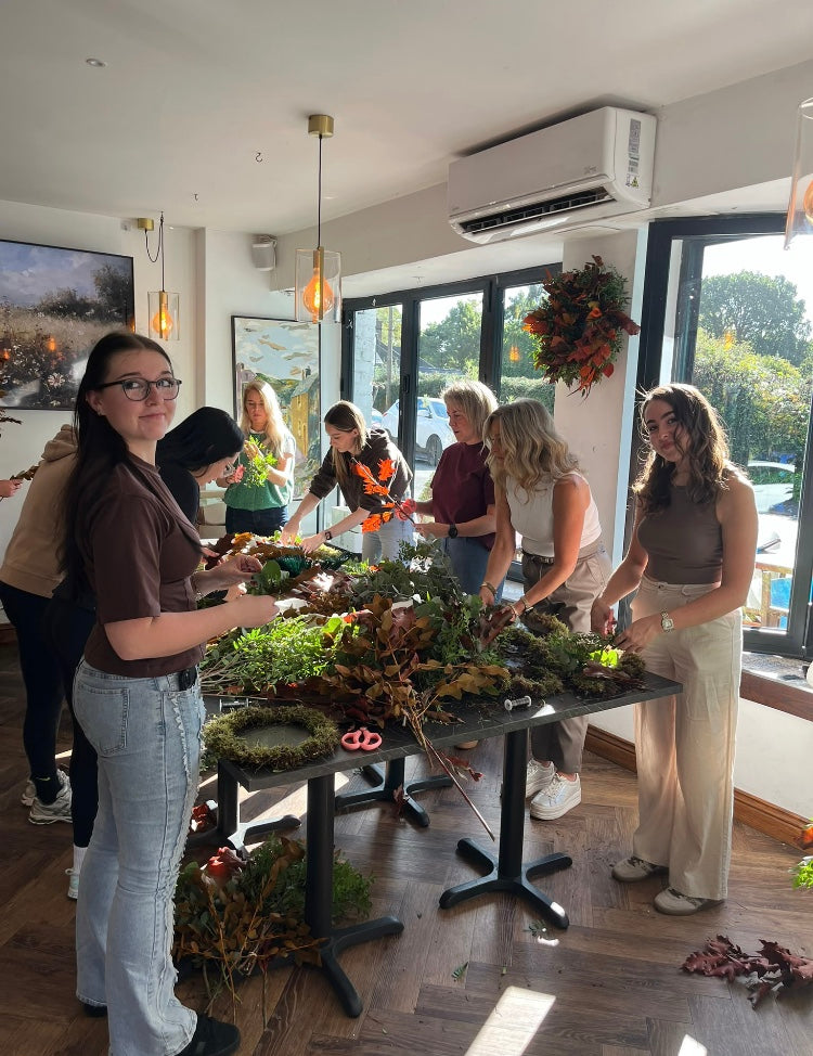 Luxury Festive Wreath Making with Festive Tapas - El Bosc Restaurant- 29th December