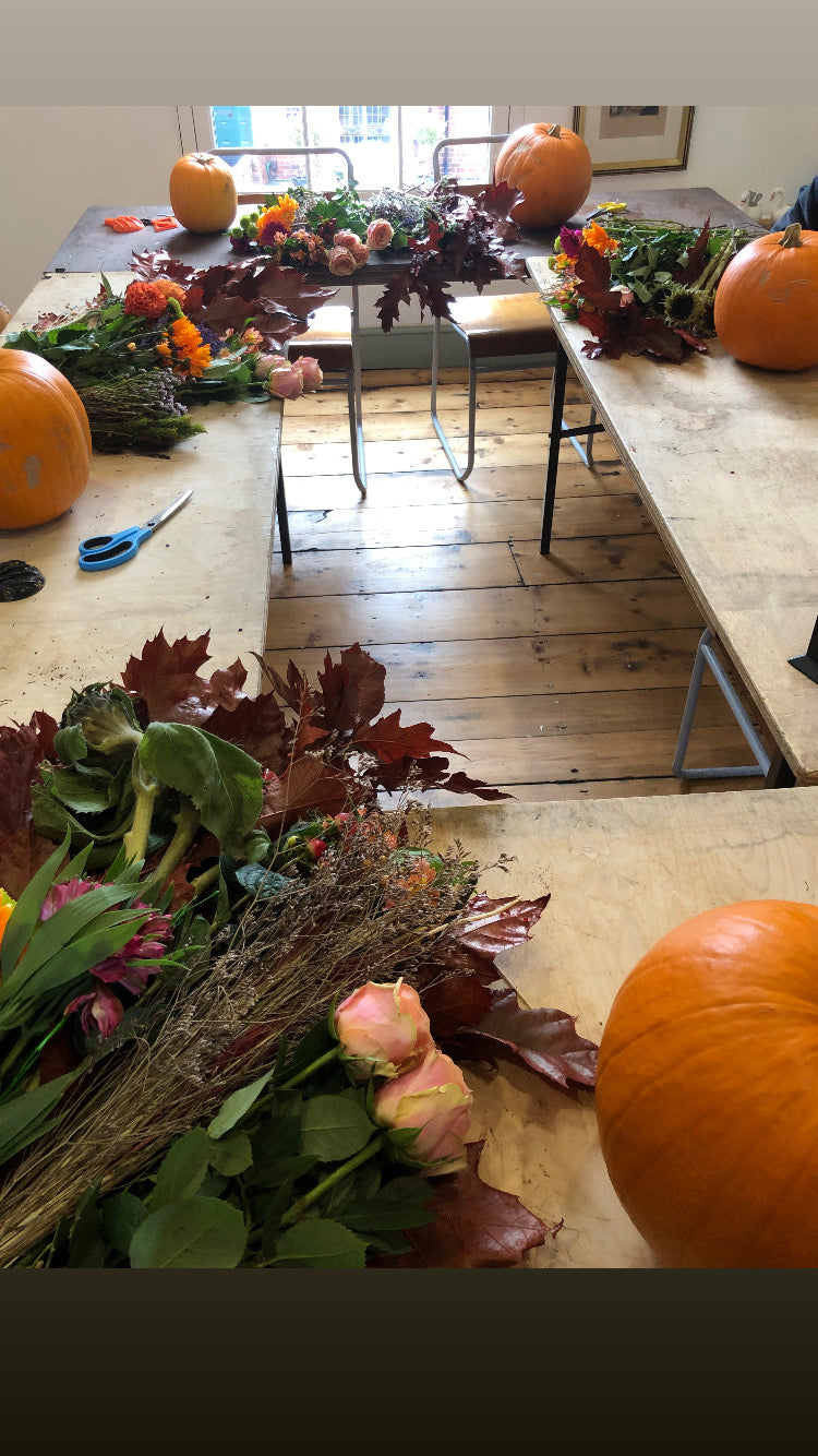 Floral Pumpkin Workshop @ Onze Atelier Cheadle - Saturday 26th October 2024