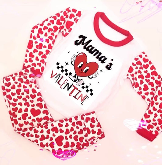 Mama’s Valentine Children’s Personalised Pyjamas