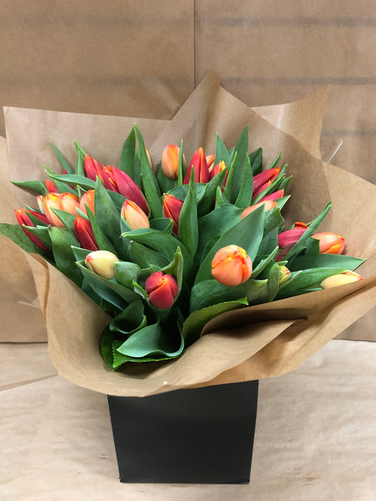 Mama Orange Tulip Bouquet