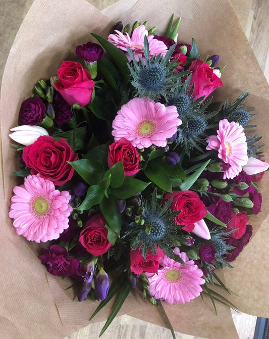 Pink Gerbera & Roses