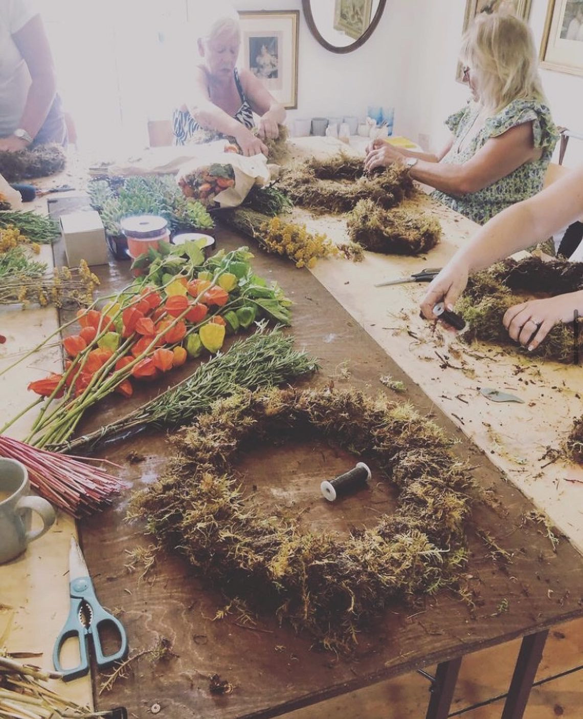 (Wilmslow) Rustic Autumn Wreath Workshop - Saturday 14th September 2024 11am-1pm