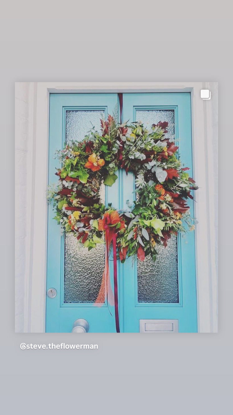 (Wilmslow) Rustic Autumn Wreath Workshop- Friday 20th September 2024 1pm-3pm